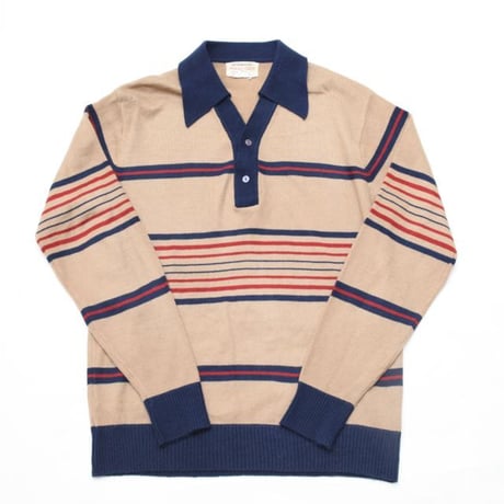 Vintage Knit Polo L/S Shirt