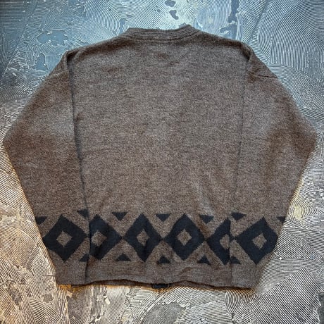 Patterned Knit Cardigan