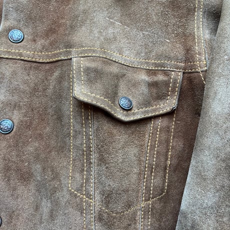 70s Suede Trucker Jacket
