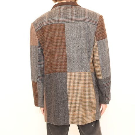 International Scene Patchwork Tailored Jacket