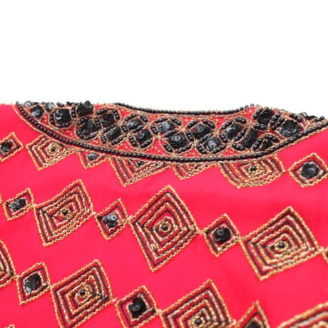 Vintage Silk Jacket with Sequins