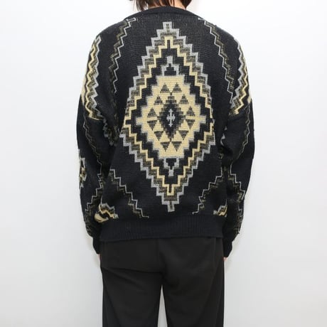 Native Pattern Knit Sweater