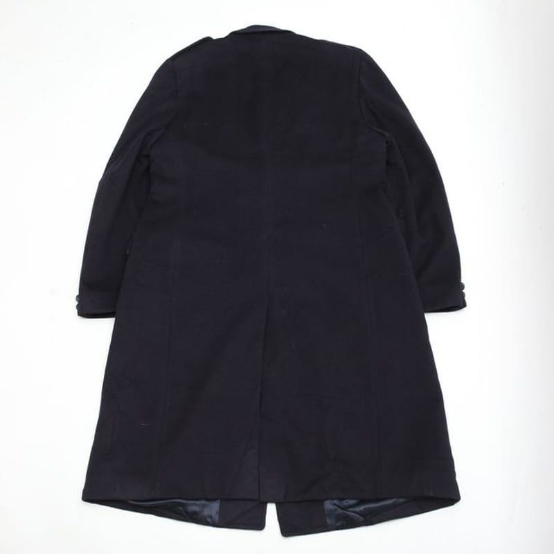 CROMBIE ダブルブレスト チェスターコート 38 WEB限定】グロッシーウール ダブルブレストチェスターコート