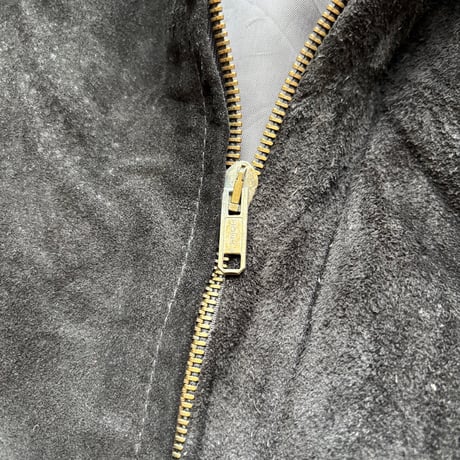 Schott Black Suede Jacket MADE IN USA