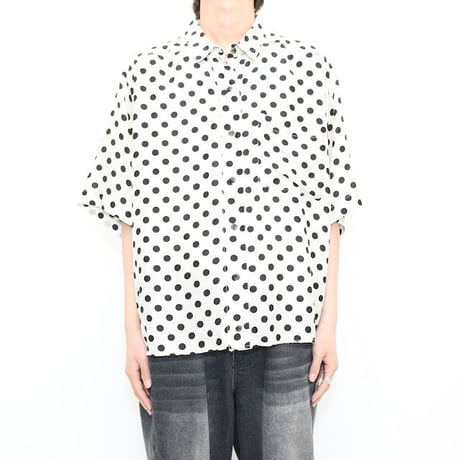 Dot Pattern Silk S/S Shirt