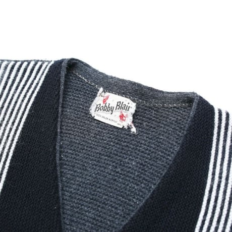 Vintage Acrylic Knit Cardigan
