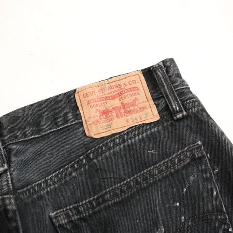 Levi's 505 Black Denim Pants
