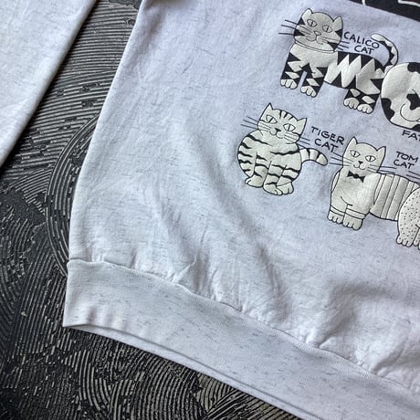 90s Cat Sweat Shirt