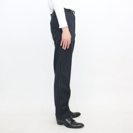 Stripe Pants Slim Straight