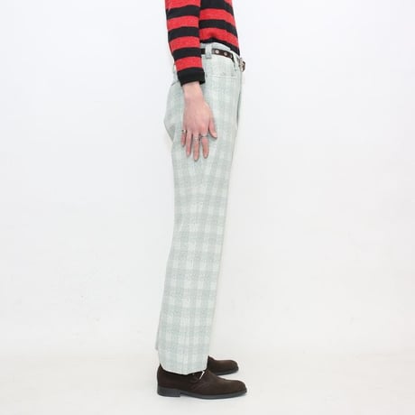 70's Plaid Flared Pants