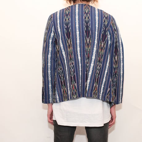 Ethnic No Collar Jacket