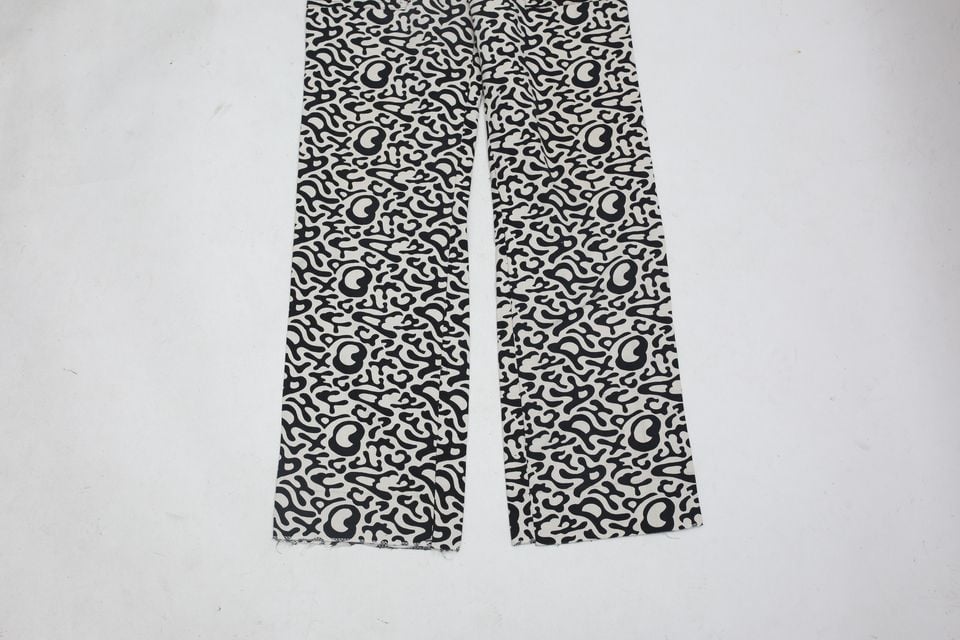 70s Korean Army 韓国軍実物 バクテリア HBT パンツ W74 貴重 70s Korean Army 韓国軍実物 バクテリアカモ HBT パンツ