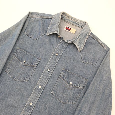 80's BIG MAC Denim Western Shirt MADE IN USA