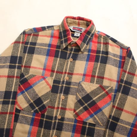 80s BIG MAC Cotton Flannel Plaid Shirt