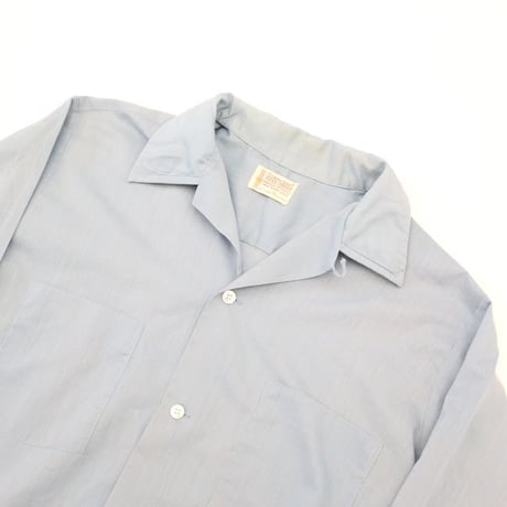 60's TOWN CRAFT Open Collar L/S Shirt