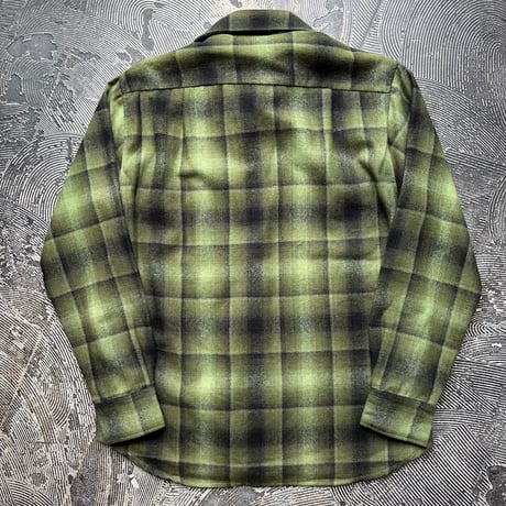 70s Cascade Wool Ombre Plaid Shirt