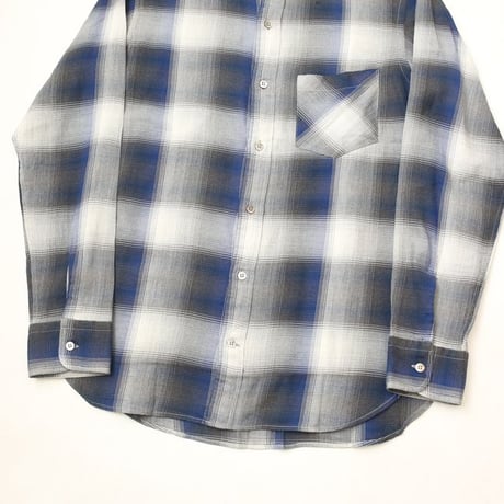 Ombre Plaid Rayon Shirt