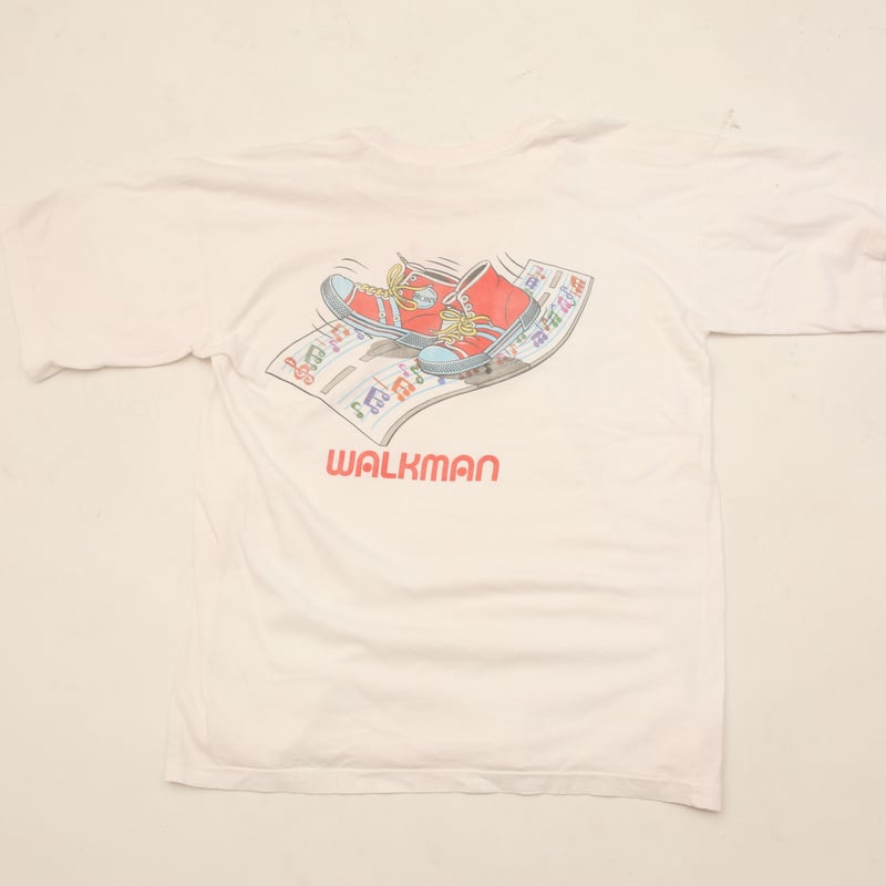 Sony WALKMAN Tシャツsize.M 企業T シングルステッチ　日本製 Sony WALKMAN Tシャツsize.M 企業T シングルステッチ 日本製