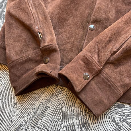 70s Suede Trucker Jacket