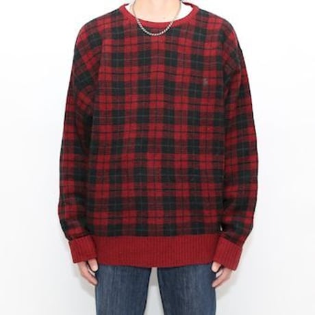 Polo by Ralph Lauren Check Wool Knit Sweater