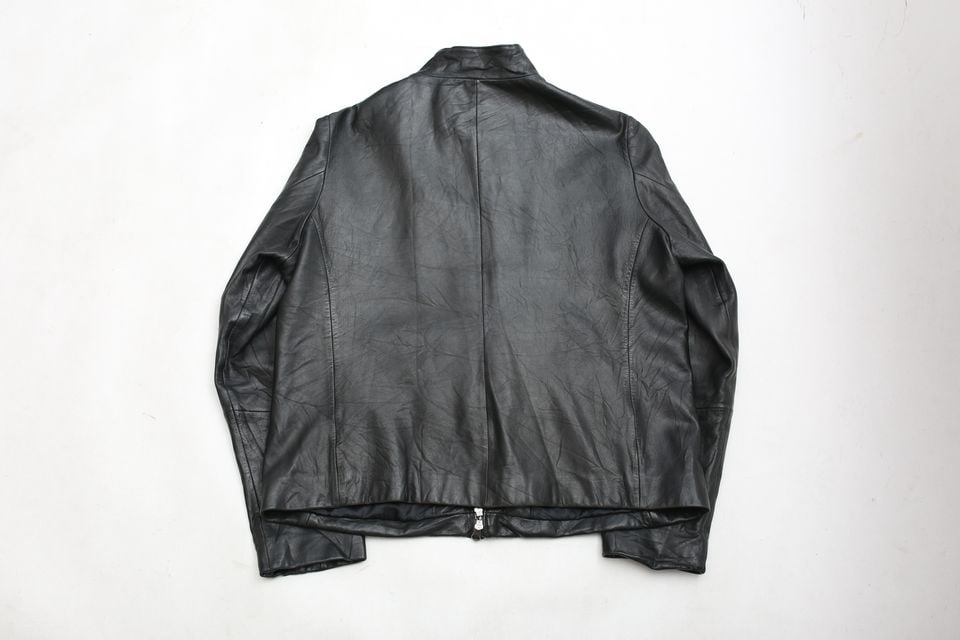 ジャケット・アウター archive Eddie Bauer Lamb Leather Jacket Eddie Bauer Black Lamb Leather Jacket | Strato