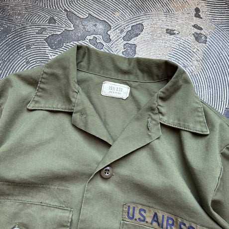 80s US.ARMY OG507 Utility Shirt