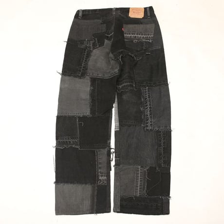 Levi's Patchwork Remake Black Denim Pants