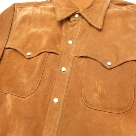 Suede Leather Western Shirt