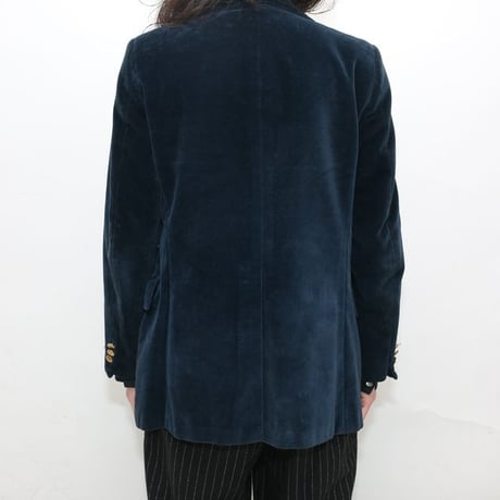 Vintage Burberry's Velour Tailored Jacket