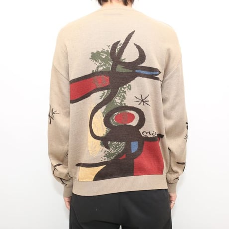 90s Joan Miró Knit Sweater