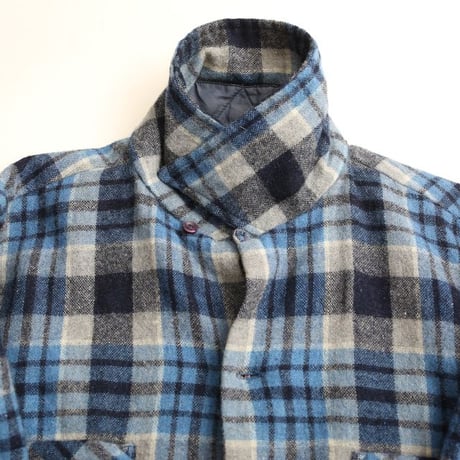 70s Montgomery Ward Wool Plaid Loop Shirt