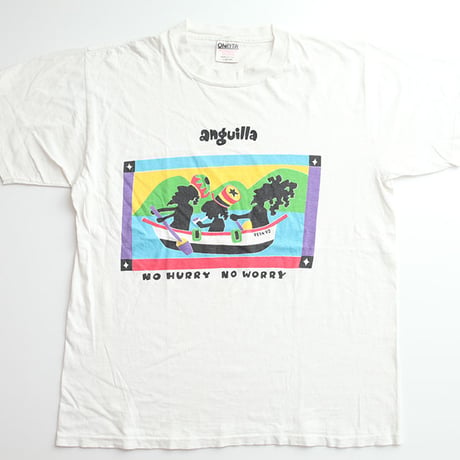 80s レゲェーTシャツ No Hurry No Worry