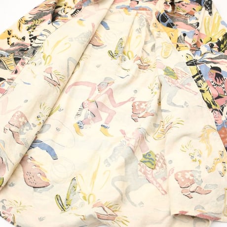90's Shadow Boxer Cotton Printed Flannel Shirt MADE IN USA