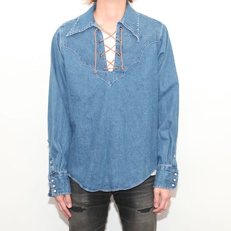 Pullover Denim Shirt