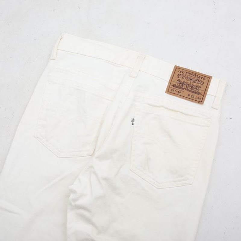 Levi's 517 White Denim Pants | Strato