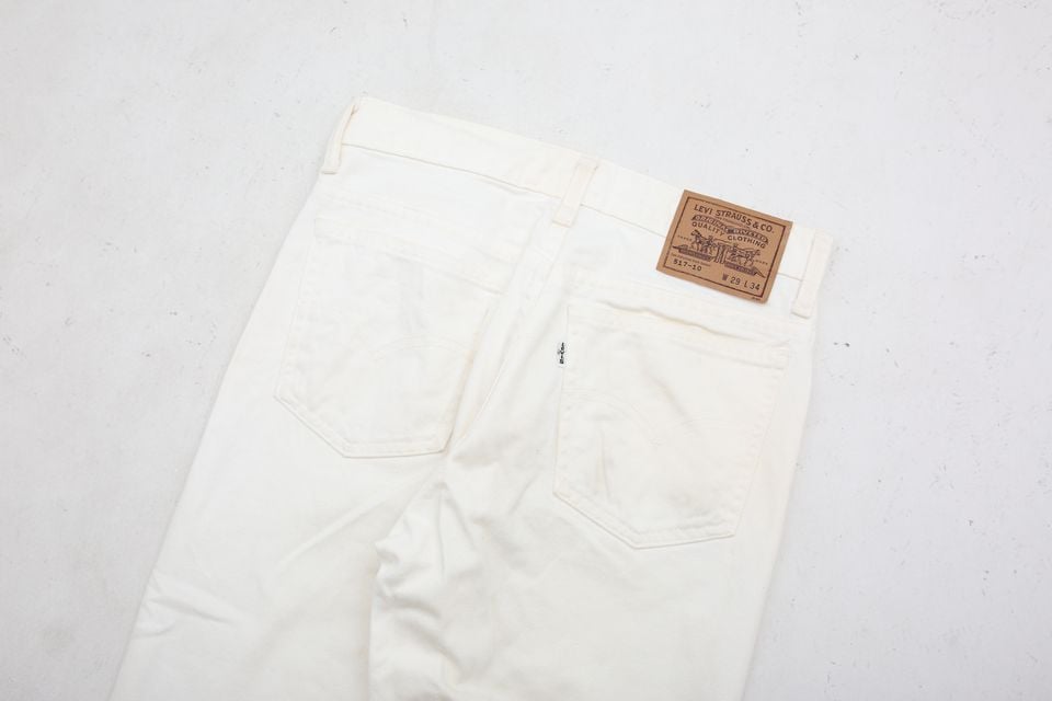 Levi's 517 ホワイトデニム　made in USA 1990s Levis 517 Boots Cut White Denim Youth Size / USA 90