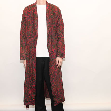 Cotton Paisrey Gown Coat