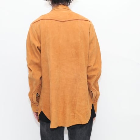 Vintage Suede Leather Western Jacket
