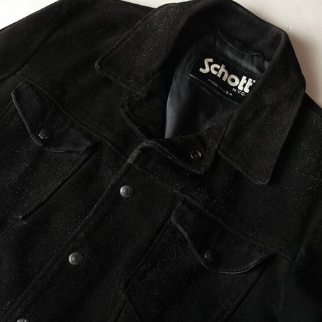 Schott Black Suede Jacket