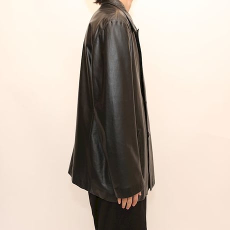 Black Leather Coat