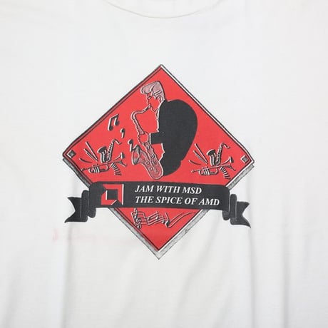 Oneita Music Print T-Shirt