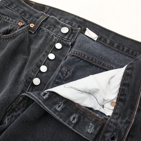 Levi's 501 Black Denim Pants MADE IN MEXICO