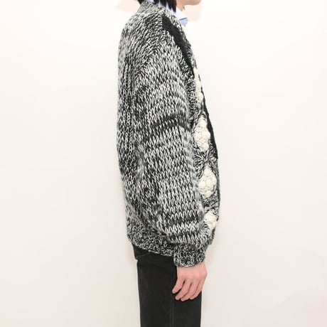 Acrylic Knit Cardigan