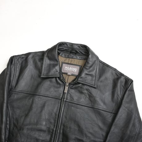 Wilsons Black Leather Jacket