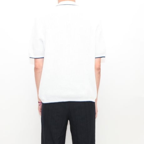 Euro Vintage Knit Polo Shirt