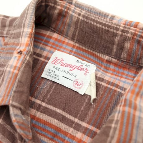 Wrangler Western  Checker  Shirt