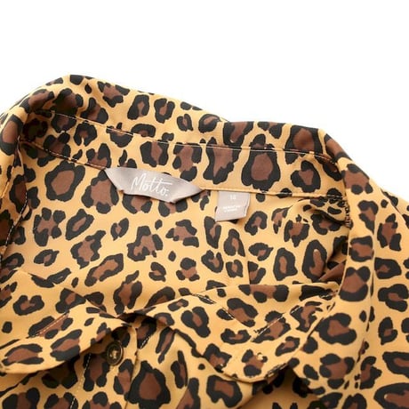 Leopard Pattern L/S Shirt