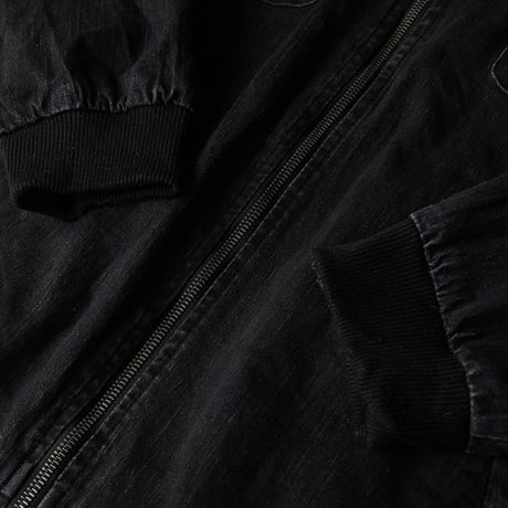 Denim Zipup Blouson