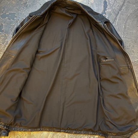 Double Zip Black Leather Jacket