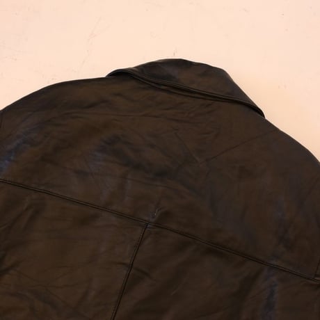 Perry Ellis Black Lambskin Jacket